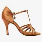 Supadance 1141 2 5  3  Stiletto Women Dark Tan Satin High Performance Shoes