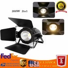 200w Led Stage Par Light Cob 2in1 Portable Spot Light Dj Lighting Par64 Dmx512