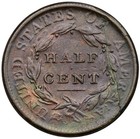 1809 6 C-5 R-1 9 Over Inverted 9 Classic Head Half Cent Coin 1 2c