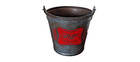 Vintage Miller High Life Metal Ice Bucket W  Wire Handle