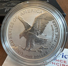1776 - 2026 W Siiver Eagle Proof  1 250th Liberty Bell Privy First Strike