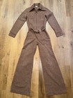 Vtg 60s 70s Jumpsuit Bell Bottom One Piece Leisure Jump Suit Disco Mod Womens 7