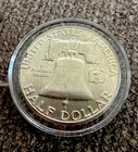 1962-d Franklin Half Dollar Bu 90  Silver - Free Shipping