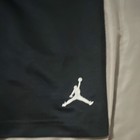 Jordan Boys Black Mesh Polyester Basketball Shorts L Elastic Waist Drawstring