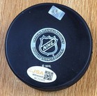 Signed Ron Hextall  1st Goalie To Score  Philadelphia Flyers  Hockey Puck Jsa