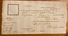 Import Certificate 1804 Marblehead Autograph Benjamin Lincoln Washington s Aide