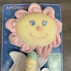 Soft Dreams Flower Butterfly Plush Baby Rattle Lovey Stuffed Animal Pull Pastel