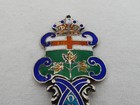 Vintage Sterling Silver   Enamel Awesome Ontario Small Souvenir Spoon Yg-5