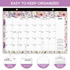 Desk Calendar 2025-2026 18 Months Calendar Runs Until Dec 2026 - Large 17  X    
