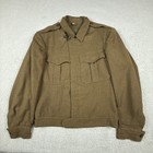 Vtg Us Army Jacket Mens Wwii 1945 Wool Od Field Ike Eisenhower Military Uniform