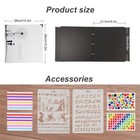 White Scrapbook Photo Album Wedding Guest Book Diy Memory Book With 50 Black    
