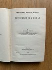 The Burden Of A Woman By Richard Pryce 1895 Antique Vintage Hardcover Rare