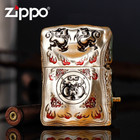 Jacket Silver Luminous Fighting Buddha Monkey King Wu Kong Zippo Lighter