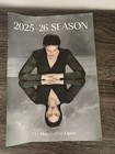 The Met Metropolitan Opera Season Calendar 2025-26 Book Booklet New York