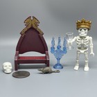 Playmobil Skeleton Royal King Male Adult Figure Throne Castle Ghost Halloween