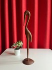 Vintage Danish Teak Bird Sculpture Mid-century Modern Scandinavian Copenhagen