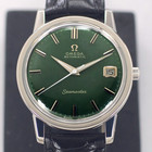 Omega Seamaster Automatic 24 Jewels Cal 565 Date Green Dial Vintage Men s Watch