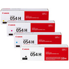 Canon 054h 4 Colour Set Toner Cartridge  black cyan magenta yellow free Shipping