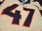 2015 Denver Broncos   47 Authentic Game Issued Worn Jersey Size 42 Team Store