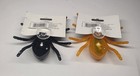 Flashing Spiders Halloween Decor Light Up Window Suction Cup 2 Pack 