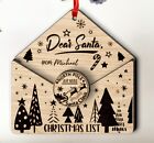 Letter To Santa Wooden Envelopes Ornament 5 Styles To Pick From Look At Pics  