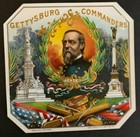 Group Of 4 Vintage Cigar Box Labels All Fea  Gold Over Reverse Embossing -vgc