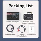 External Antenna 165ft Bluetooth Adapter Audio Receiver transmitter Aux rca usb