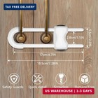 Cabinet Locks Baby Proofing child Proof Cabinet Locks 6 Pack Adjustable U Shaped