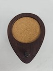 Vintage Mcm Teardrop Wood Cork Coaster Set Stackable Japan Mid Century 8 Coaster