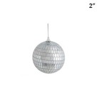 6 Pcs 2  Silver Glass Hanging Disco Mirror Balls Party Wedding Decorations Sale