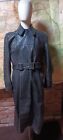 Vintage Ww2 German Wehrmacht Horsehide Leather Trench Coat