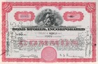 Vintage Original Stock bond Certificates - All Different - Lot Of 10