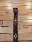 Vintage Western Belt Leather Bead Patterns - 34  Length