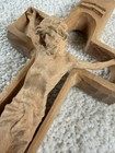 Galeria Ave Wood Carved Crucifix Cross Small Natural Poland Wall Hanging Inri