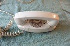Vtg Bell System Western Electric Ivory Rotary Princess Phone 701b