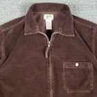 Vintage Arizona Corduroy Shirt Jacket Mens  m  Brown Full Zip 90s Skater Work
