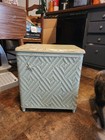 Vintage Retro Mid Century Modern Vogue Clothes Hamper By Borg  Pale Green  Usa
