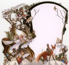 Notes   Queries Woodland Santa 3d Pop Up Laser Cut Christmas Card