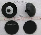 1 Pair 40mm Or 45mm Black Safety Eyes Teddy Bear Puppet Doll Sew Pe-1