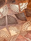 Corner Pocket Metal Cutting Dies  set Of 4 Designs 