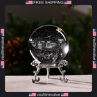 3d Solar System Crystal Ball 60mm Glass Astronomy Globe Space Model Gift