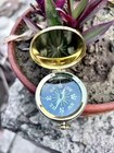 Antique Military Nautical Compass Brass Vintage Wwii Military Pocket Compass