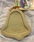 Sassafras Superstone Christmas Bell Cookie Mold 1990 s Vintage With Original Tag