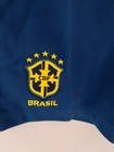 Nike Brazil Cbf Soccer Shorts Men   s Small Navy Blue Neon Green Dh4688-480 Nwt