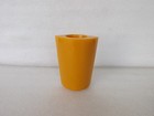 Vintage Marbled Amber Bakelite Catalin Vase   266 Gr    11cm Height
