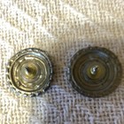 Coca-cola Coke Classic Bottle Caps Lot Of 2 Red   Silver Soda Advertising