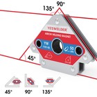Yeswelder 4-pack 50lb Welding Magnets - Heavy Duty Magnetic Holders