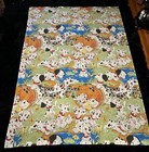 Vintage 8pc Disney 101 Dalmatians 1980s Twin Sheet Set Pillow Cases Curtains  
