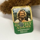 Vintage 1977 Knickerbocker Grizzly Adams Plush Bear  With Original Hang Tag