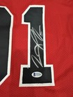 Dennis Rodman Autographed Chicago Bulls  91 Basketball Jersey Beckett Bas Auth
